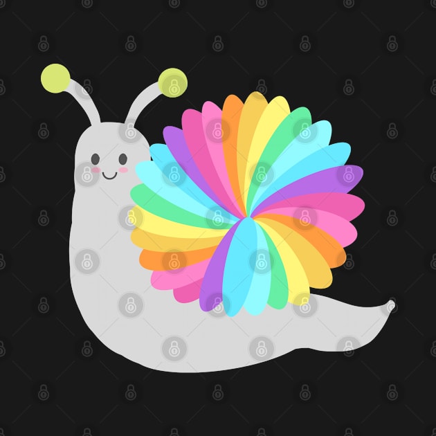 Rainbow Snail by Orchyd