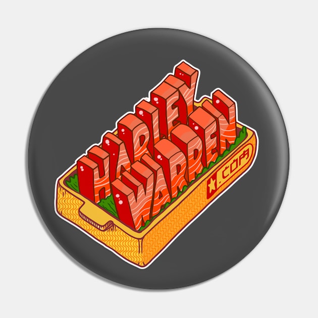 Harley Warren Sushi Pin by Harley Warren