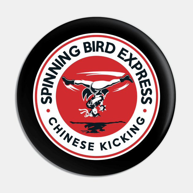 Spinning Bird Express Pin by CCDesign