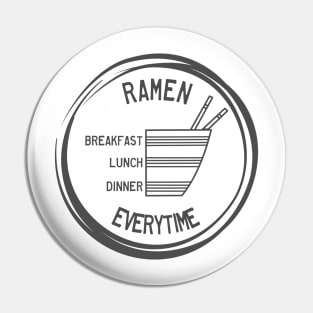 Ramen Everytime Pin