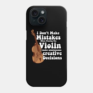 Funny Violin For Men Women Violin Player Orchestra Teacher Phone Case