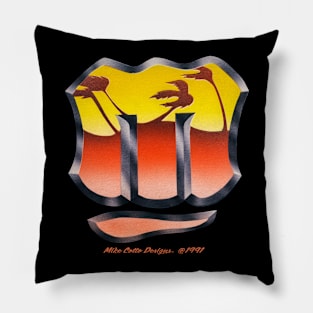 M Fist Emblem Pillow