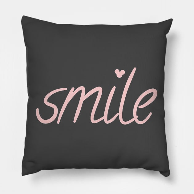 Millennial Pink Smile Pillow by FandomTrading