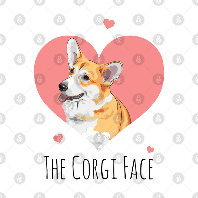 Disover Corgi Face Funny Dog Lover Gifts - Corgi Face - T-Shirt