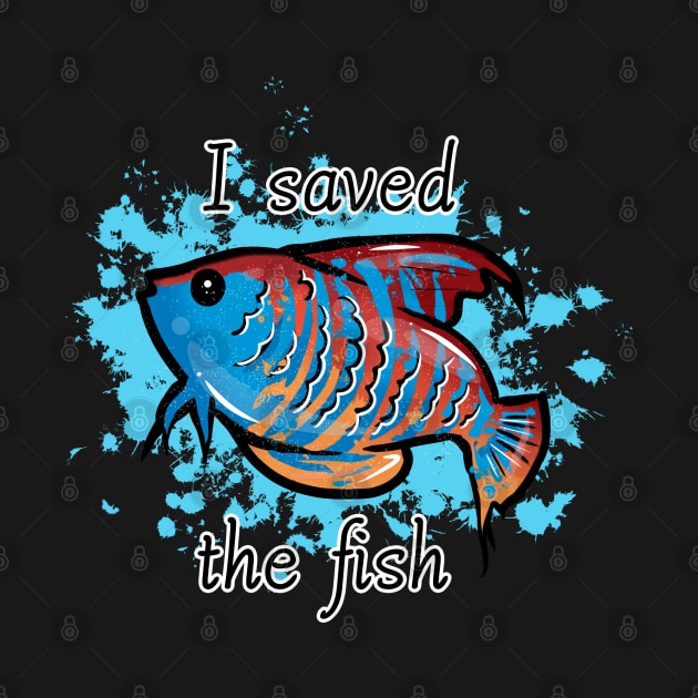 I saved the fish Detroit become human by Sonoyang