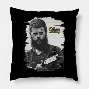 Oliver Anthony | Brush art Pillow