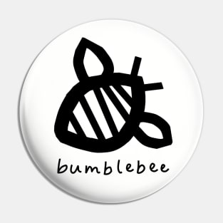 Chunky Line Bumblebee Pin