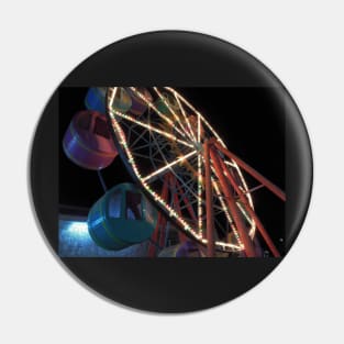 a ferris wheel in the night Pin