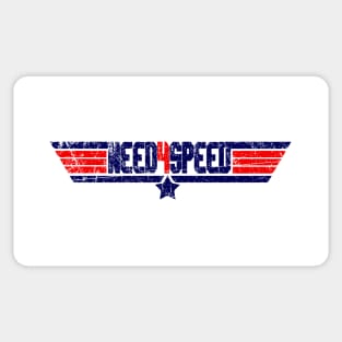 I feel the need, the need for speed. Sticker for Sale by mksjr