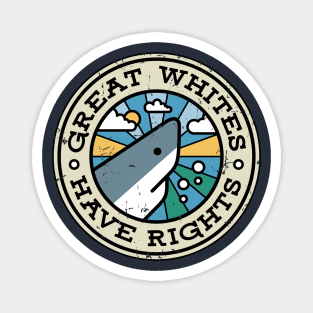 Great Whites Have Rights - Shark Conservation Magnet