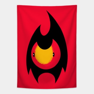 Cute little flame guy Tapestry