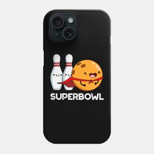 Superbowl Cute Super Hero Bowling Pun Phone Case