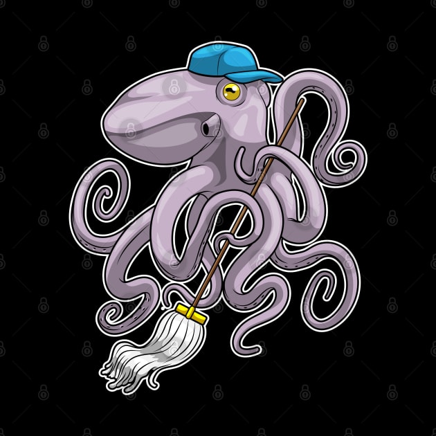 Octopus Cleaner Mop by Markus Schnabel