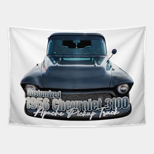 Customized 1956 Chevrolet 3100 Apache Pickup Truck Tapestry
