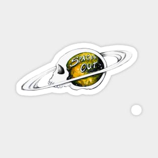 Spaced Out- Yellow Magnet