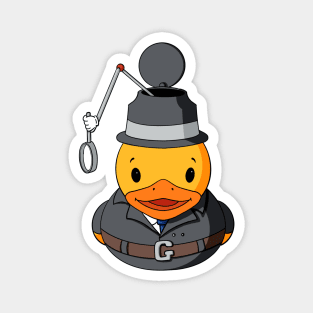 Inspector Gadget Rubber Duck Magnet