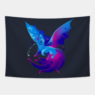 Flying kitsune Tapestry