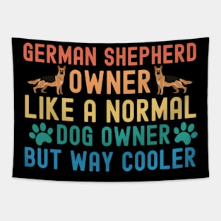 German Shepherd Owner Tapestry
