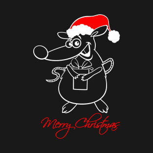mouse in santa hat T-Shirt