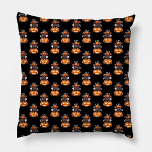 Spooky Kitty Pattern Pillow