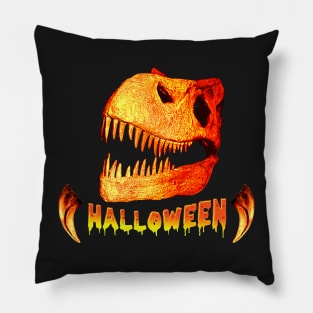 t-rex, halloween shirt, dino trex, trex, trex dino, trick or treat, trex costume Pillow