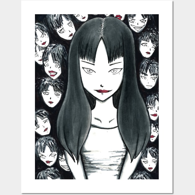 Junji Ito - Tomie Framed poster