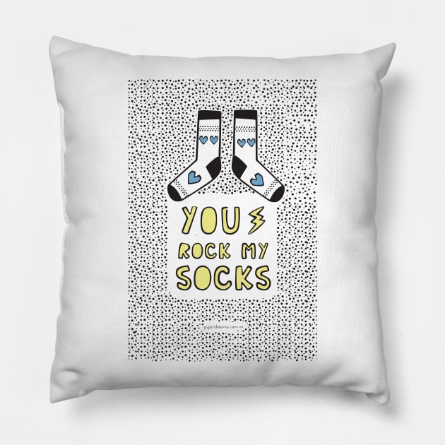 You rock my Socks! Pillow by paperdreams