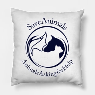 Save Animals for Animals Lovers Pillow