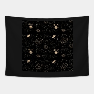 Zodiac Symbols Patterns Tapestry