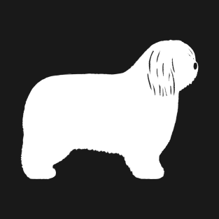Polish Lowland Sheepdog Silhouette T-Shirt