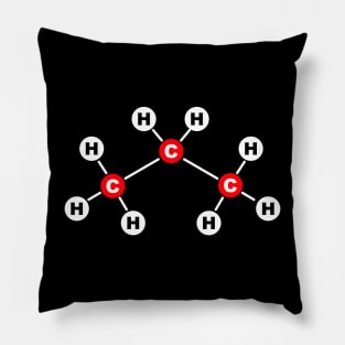 Propane C3H8 molecule Pillow