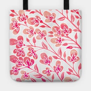pink cherry blossoms Tote