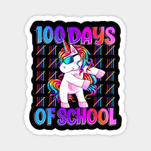 100 Days Of School  Unicorn 100 Days Smarter 100th Day Magnet