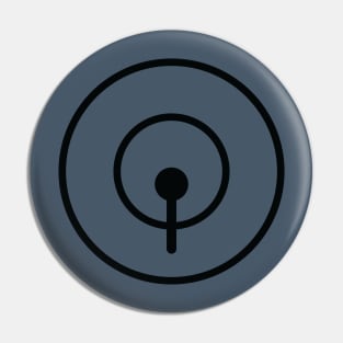 Drum Icon for Electronic Musician Pin