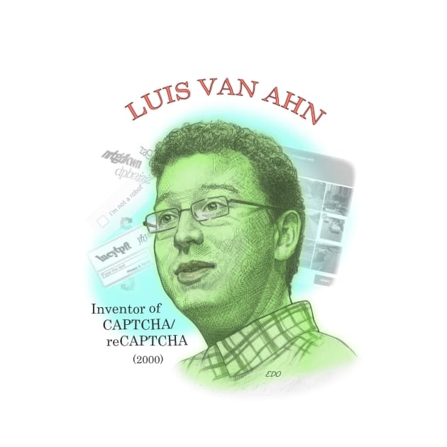 Luis Van Ahn, Inventor of CAPTCHA/reCAPTCHA by eedeeo