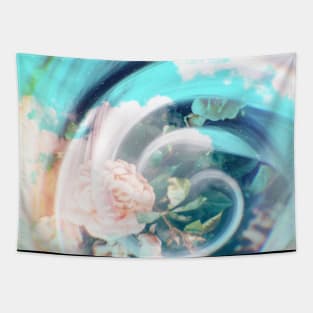 Spiral of Flowers Tapestry