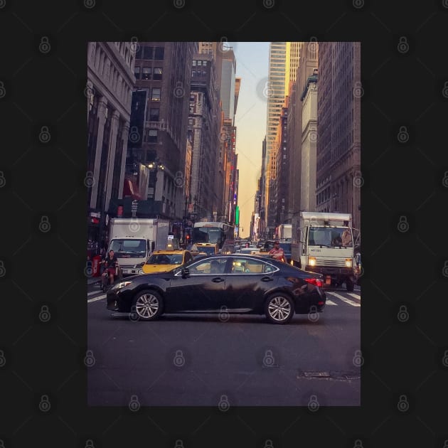 Traffic Jam, New York New York, Manhattan by eleonoraingrid