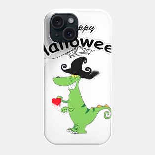 Happy Halloween.Dinosaur Phone Case