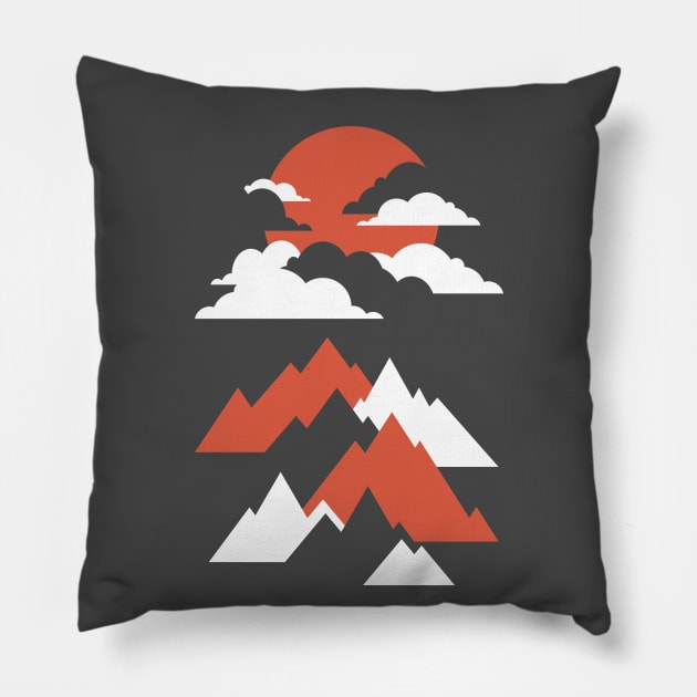 Sunrise Pillow by ZekeTuckerDesign