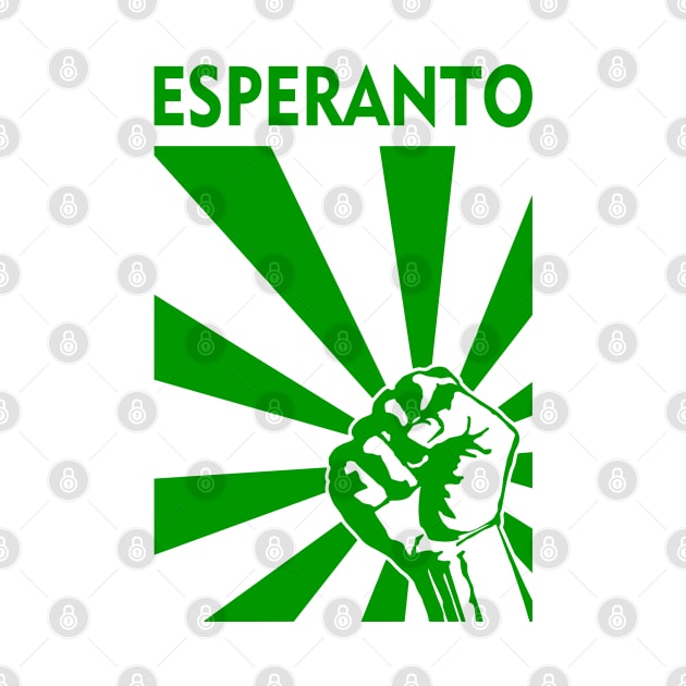 Esperanto fist propaganda by Dracos Graphics