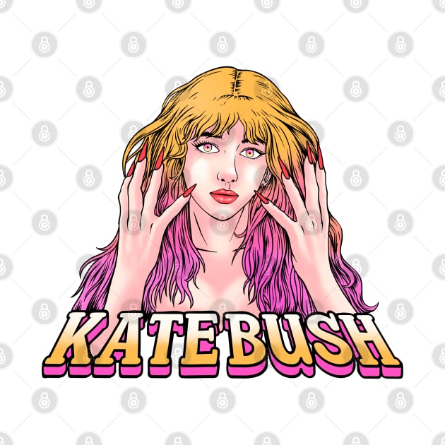 Kate Bush - Aesthetic Fan Art Design by margueritesauvages