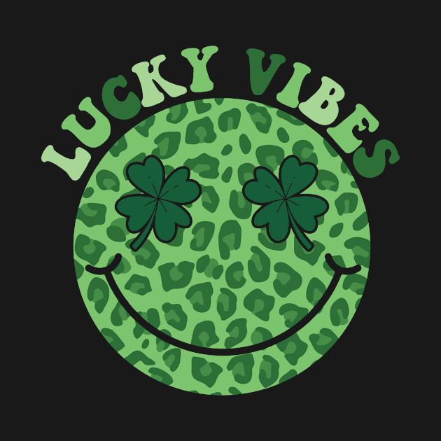 Lucky Vibes Happy Face Leopard by Skinite