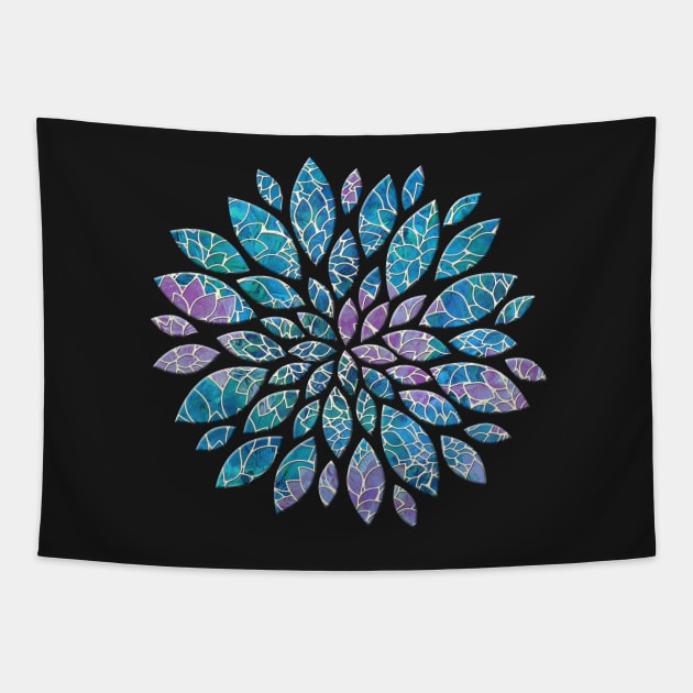 Floral Abstract #33 Tapestry by aklara