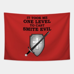 IT TOOK ME ONE LEVEL TO CAST SMITE EVIL 5E PALADIN RPG Meme Class Tapestry