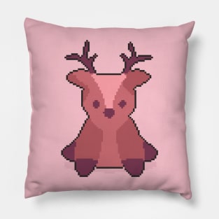 Serenity in Nature: Pixel Art Deer Design for Trendy T-Shirts Pillow