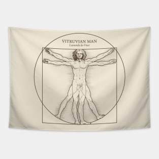 Vitruvian Man by Leonardo da Vinci Tapestry