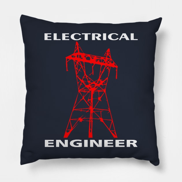 electrical engineer electricity engineering Pillow by PrisDesign99