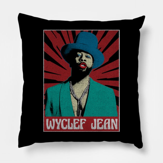 Wyclef jean The Fugees Pop ART Pillow by Motor Lipat