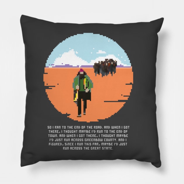 RUN FORREST RUN! Pillow by perol