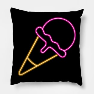 Ice Cream Line Light Pillow